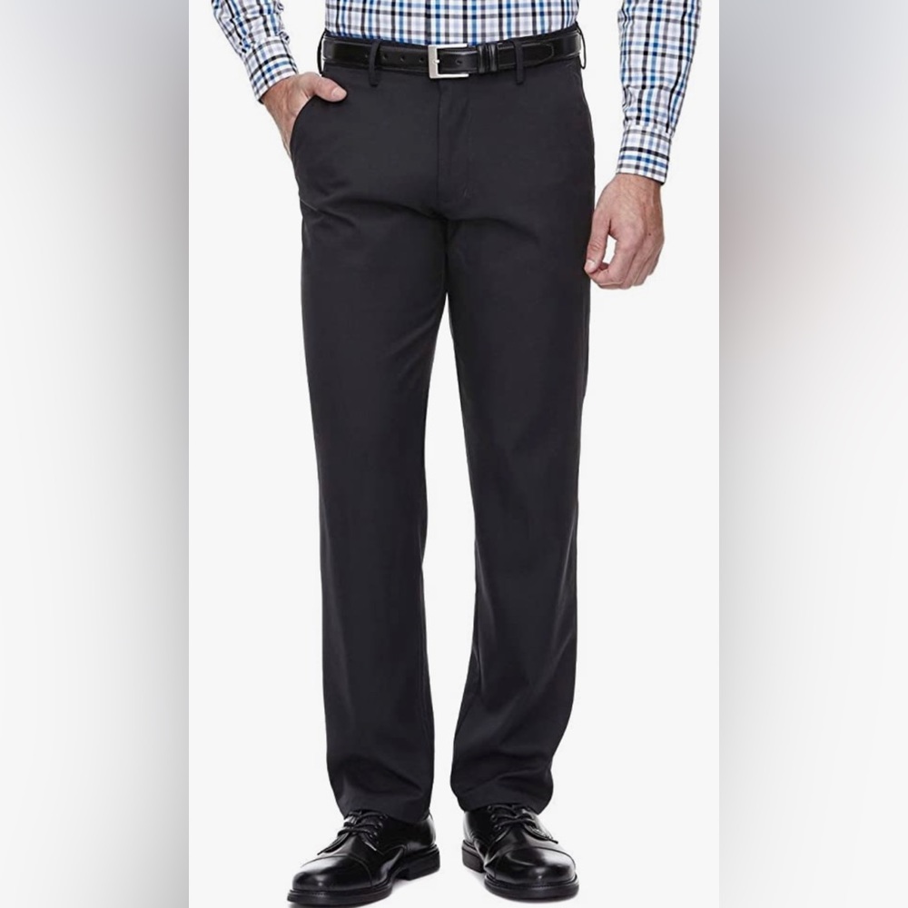 Haggar H26 Men's Premium Stretch Dress Pant - 4 way comfort fabric/strai…